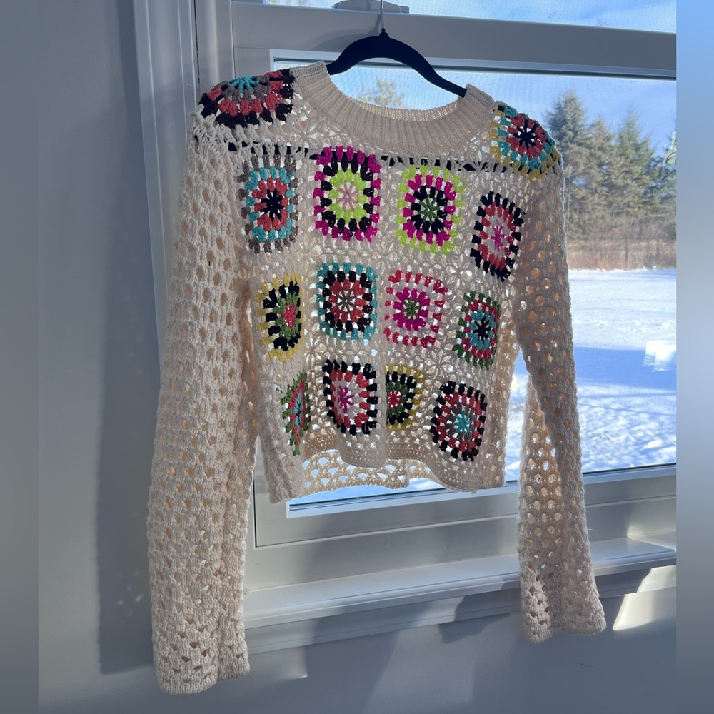 Debut crochet sweater